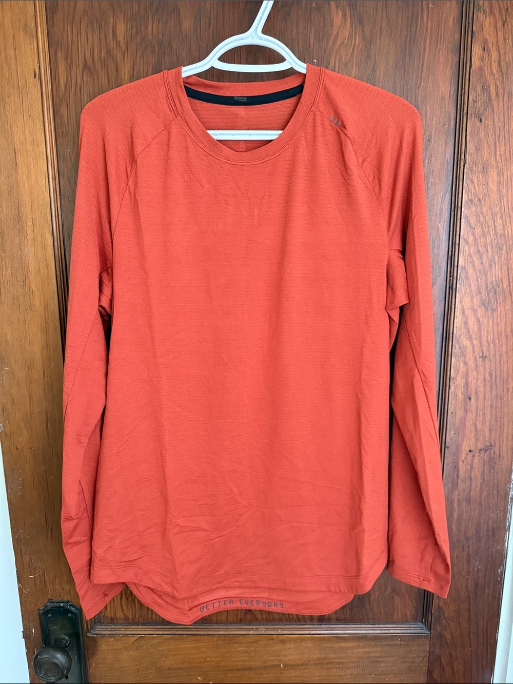 Lululemon long sleeve athletic shirt - Rust Orange